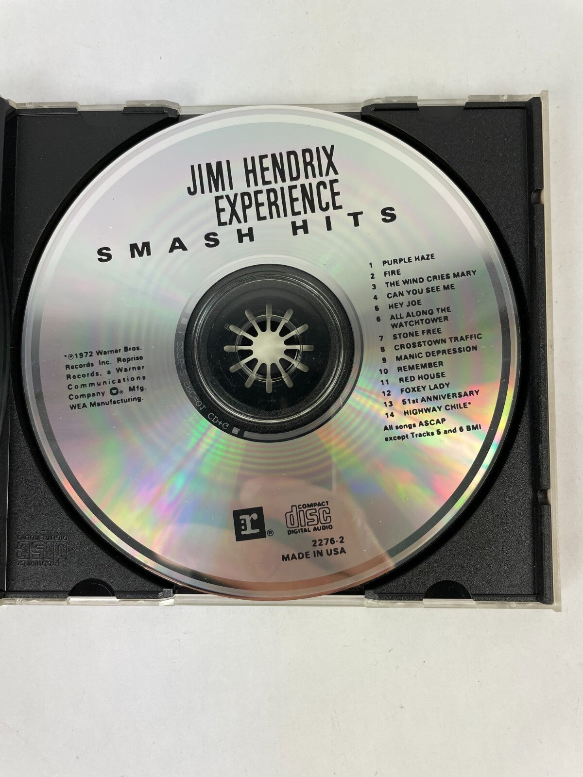 Jimi Hendrix Experience Smash Hits CD #4
