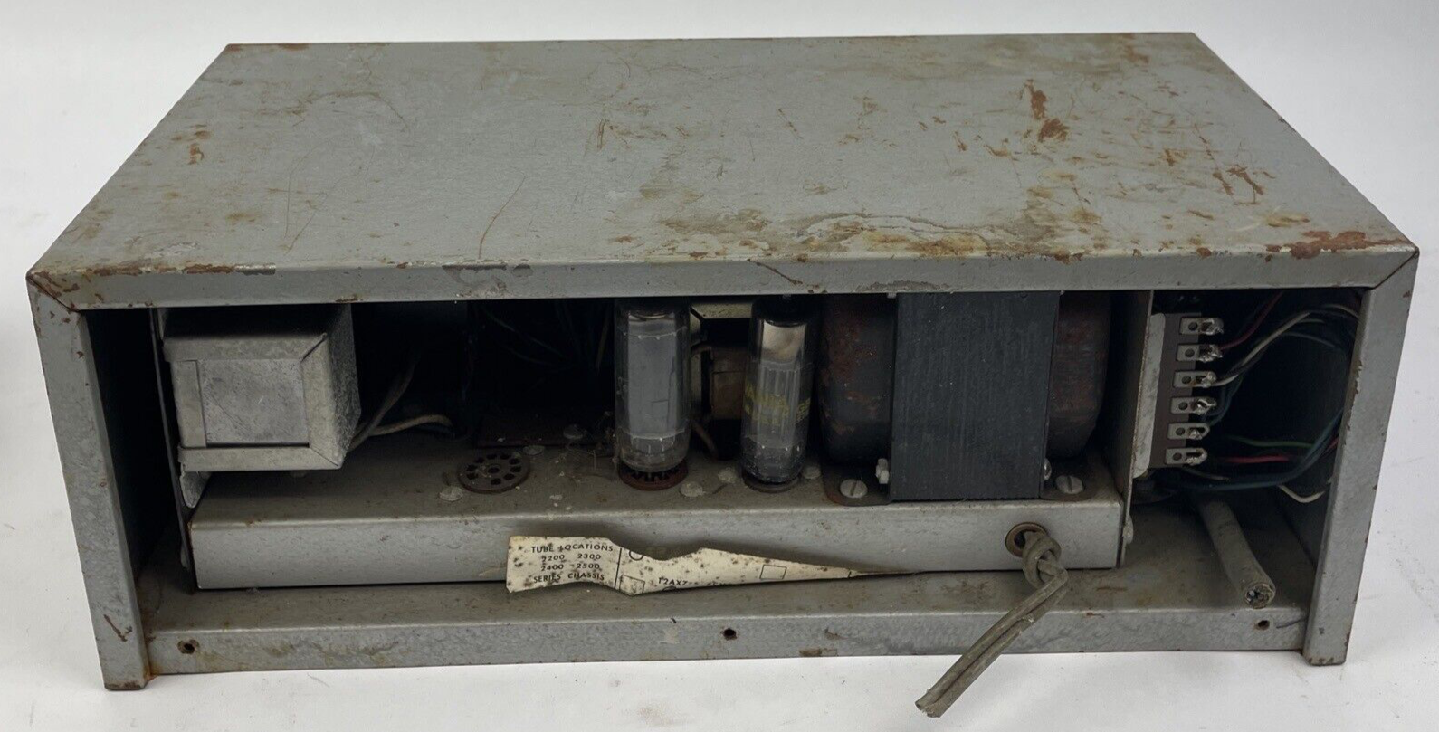 Vintage " Voycall " Tube Office Intercom - Parts or Repair - as IS -LOOK