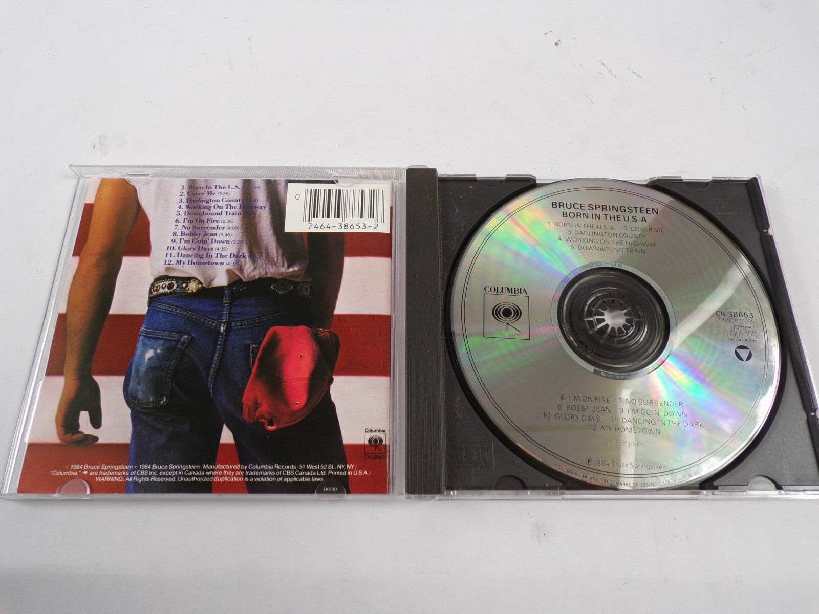 Born In The USA Bruce Springsteen No Surrender Bobby Jean My Hometown CD#48