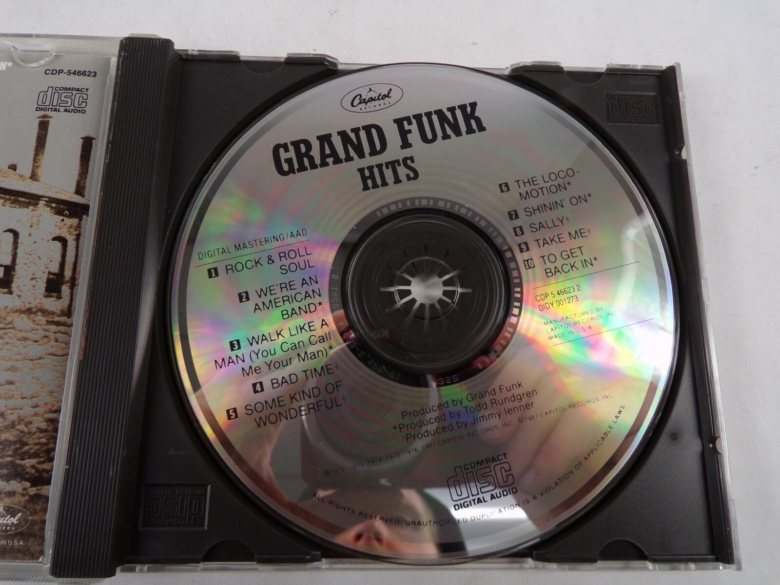 Grand Funk Hits Rock Roll Soul WeRe An American Band Walk Like A Man CD#57