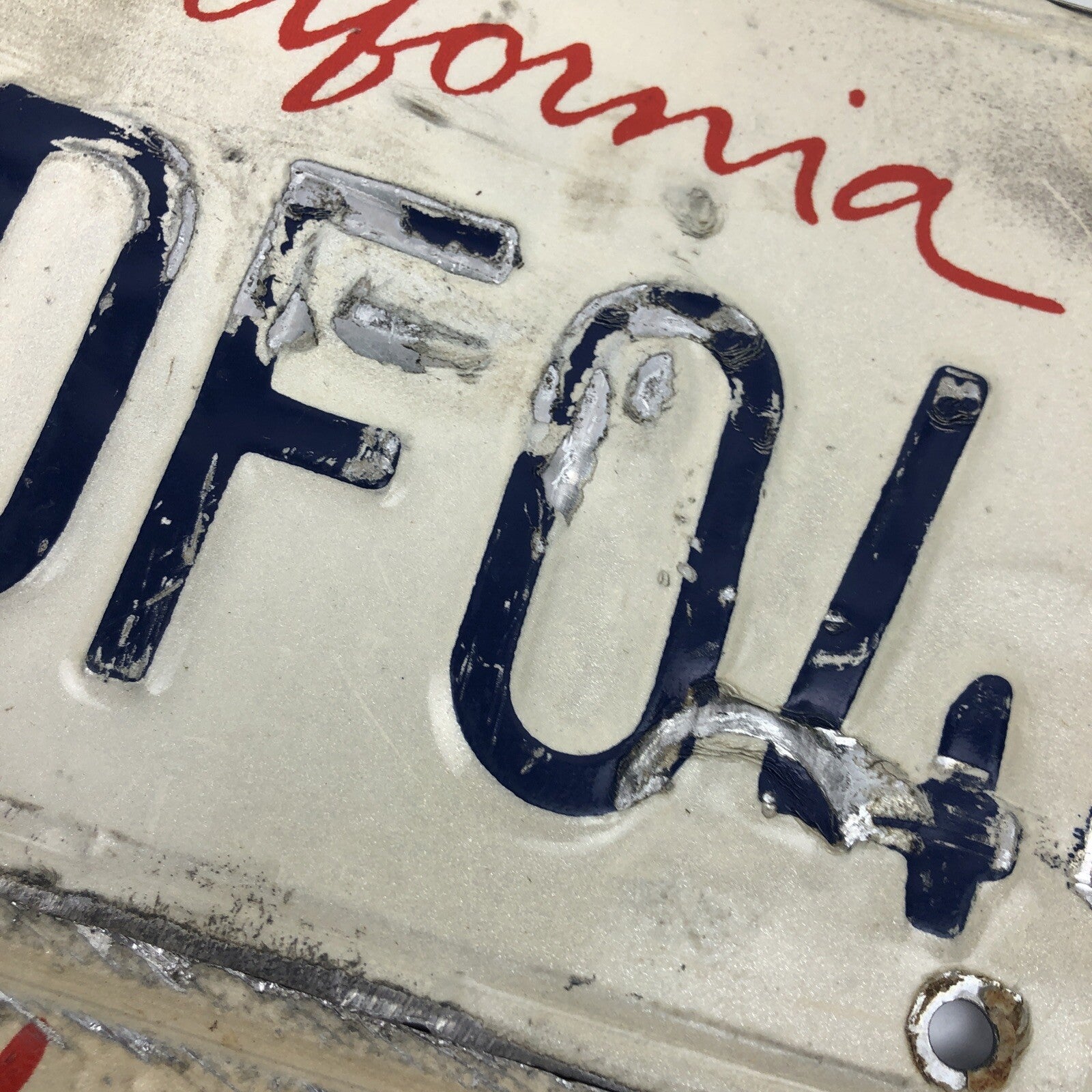 3 x California License Plates Year - 1998 + 
