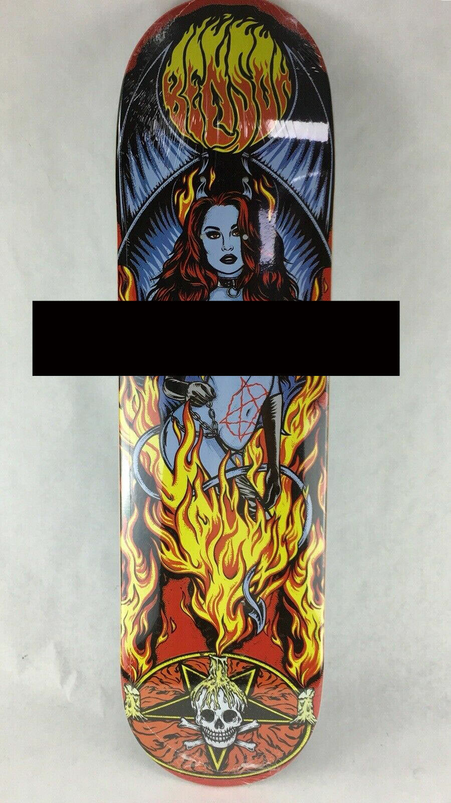Benson Devil Women Pro deck - Death Skateboards 8.5 " with grip