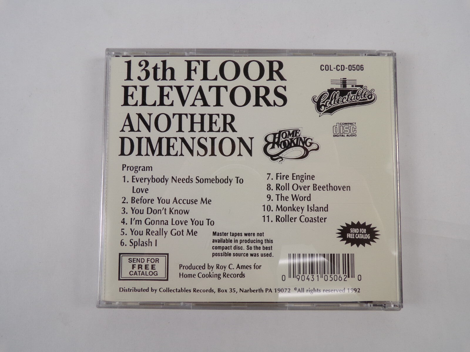 13th Floor Elevators Another Dimension CD #18