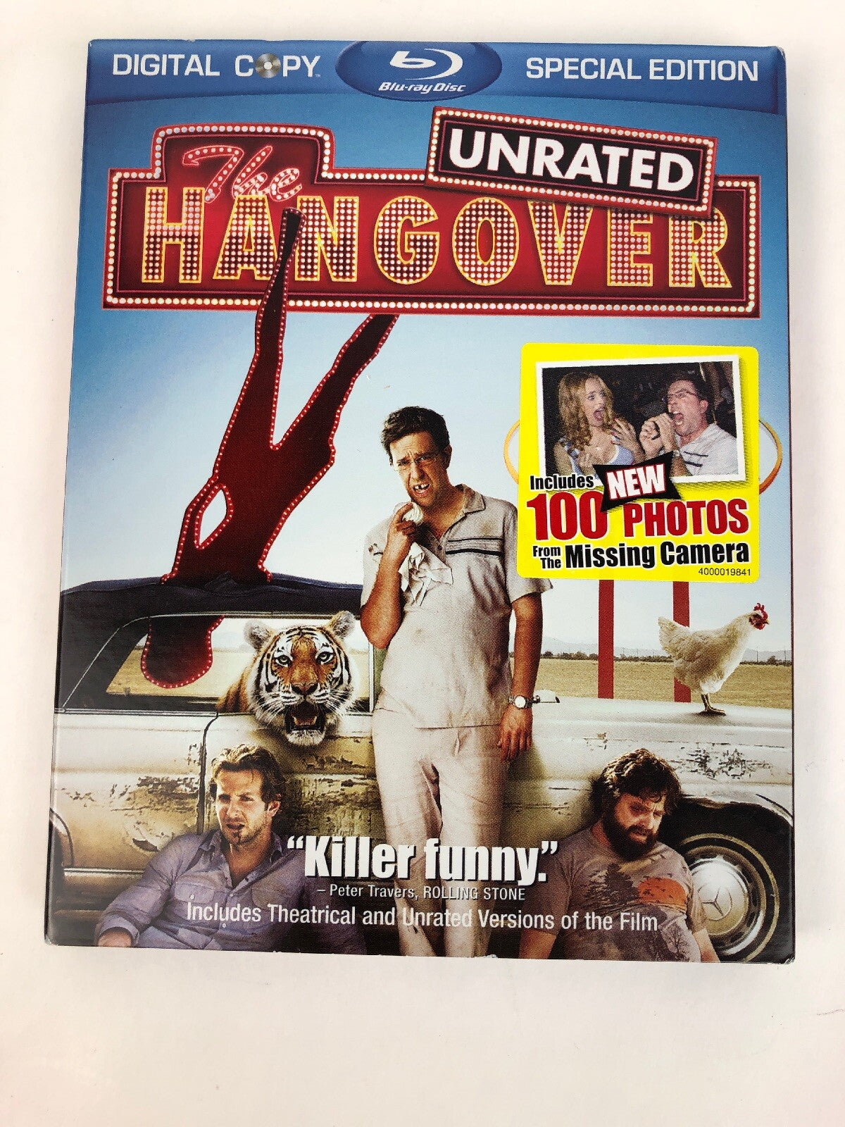 THE HANGOVER UNRATED BLU-RAY RARE  SLIPCOVER! Fast Free Shipping