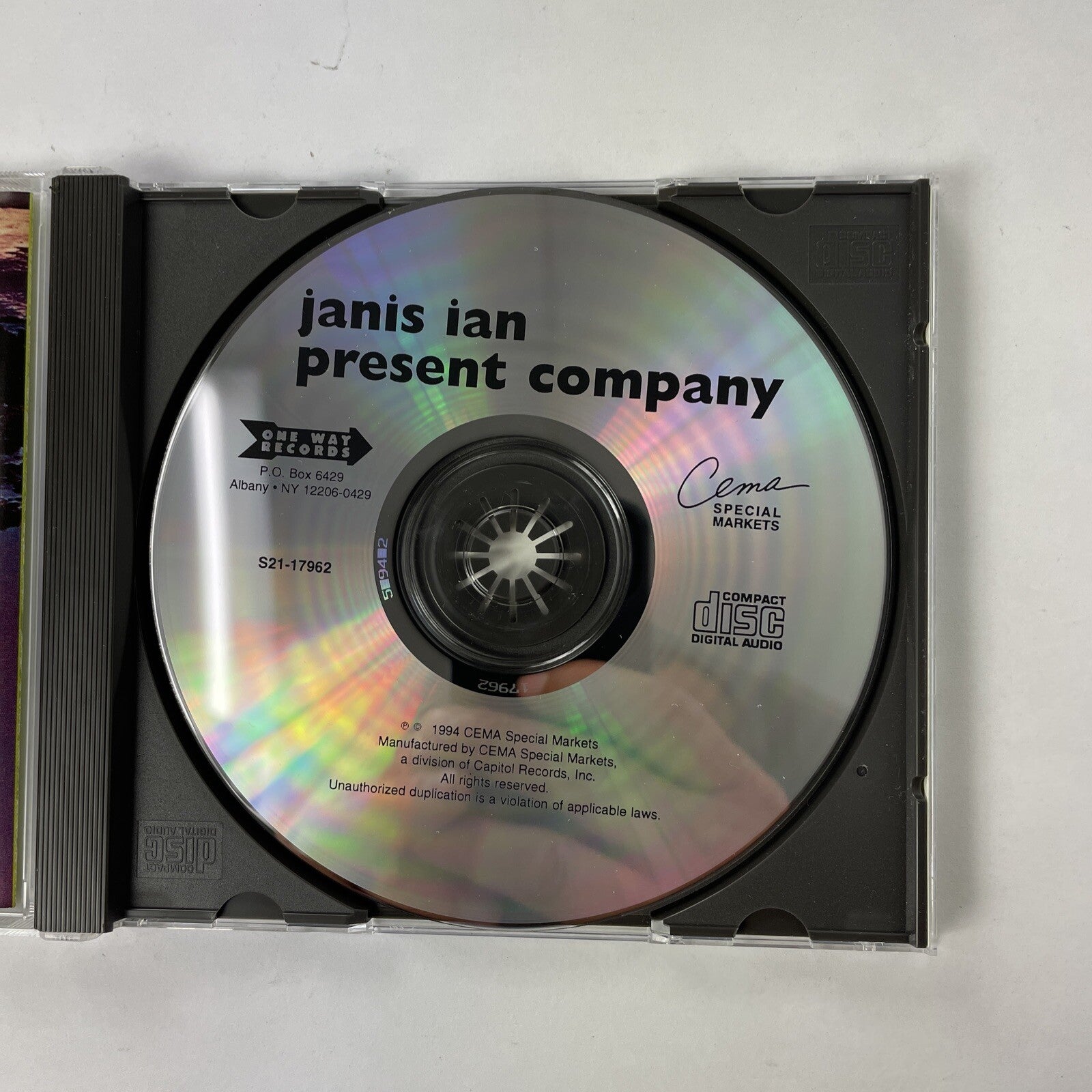 Janis Ian - Present Company  (Cd 1994)  #20