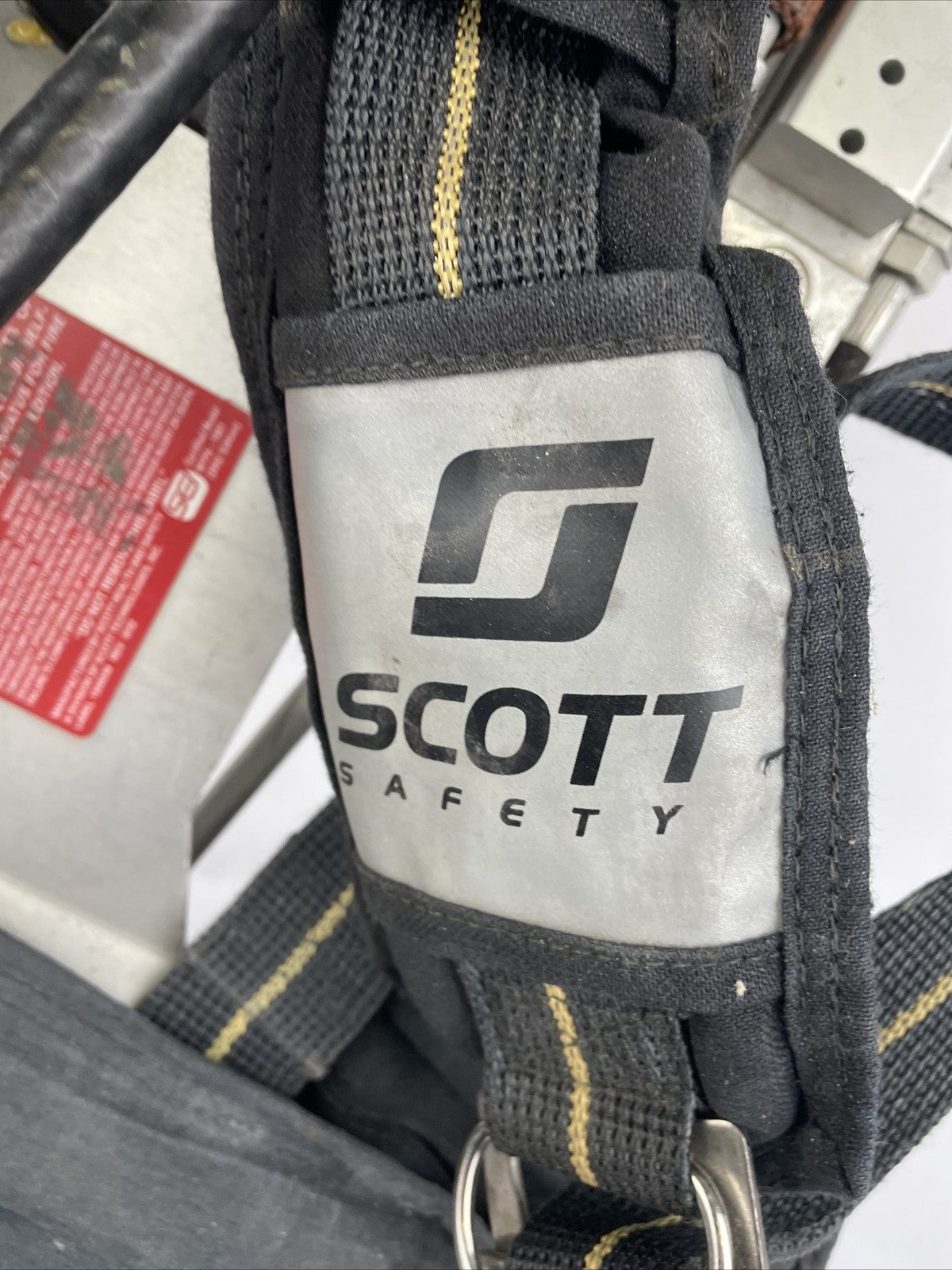 SCOTT SAFETY 4.5 4500 SCBA Air Pack Harness EZ-Flow Air Pak Plus with Sensor  i