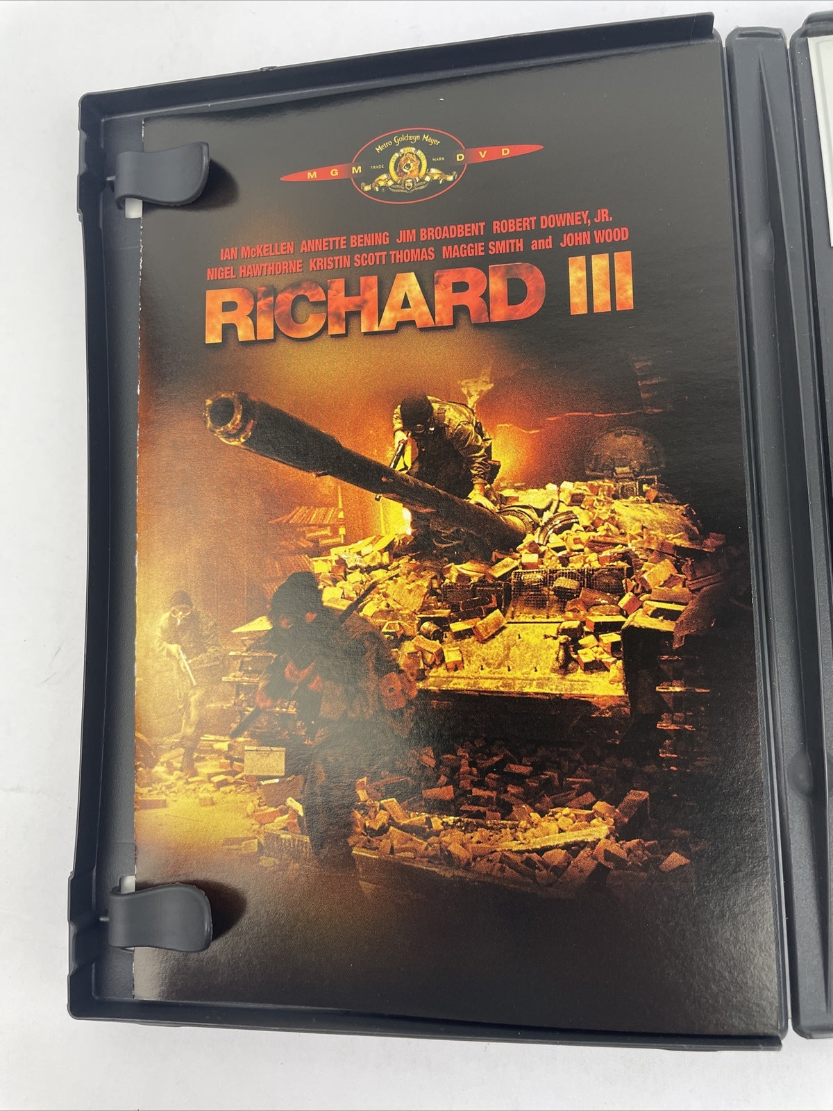 RICHARD III 3rd DVD Video IAN McKELLEN ANNETTE BENING ROBERT DOWNEY JR. MGM