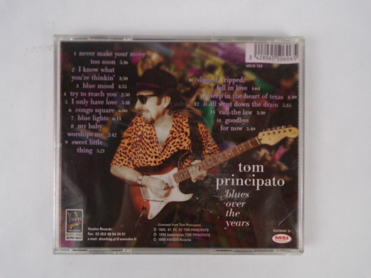 Tom Principato Blues Over The Years Greatest Hits CD #9
