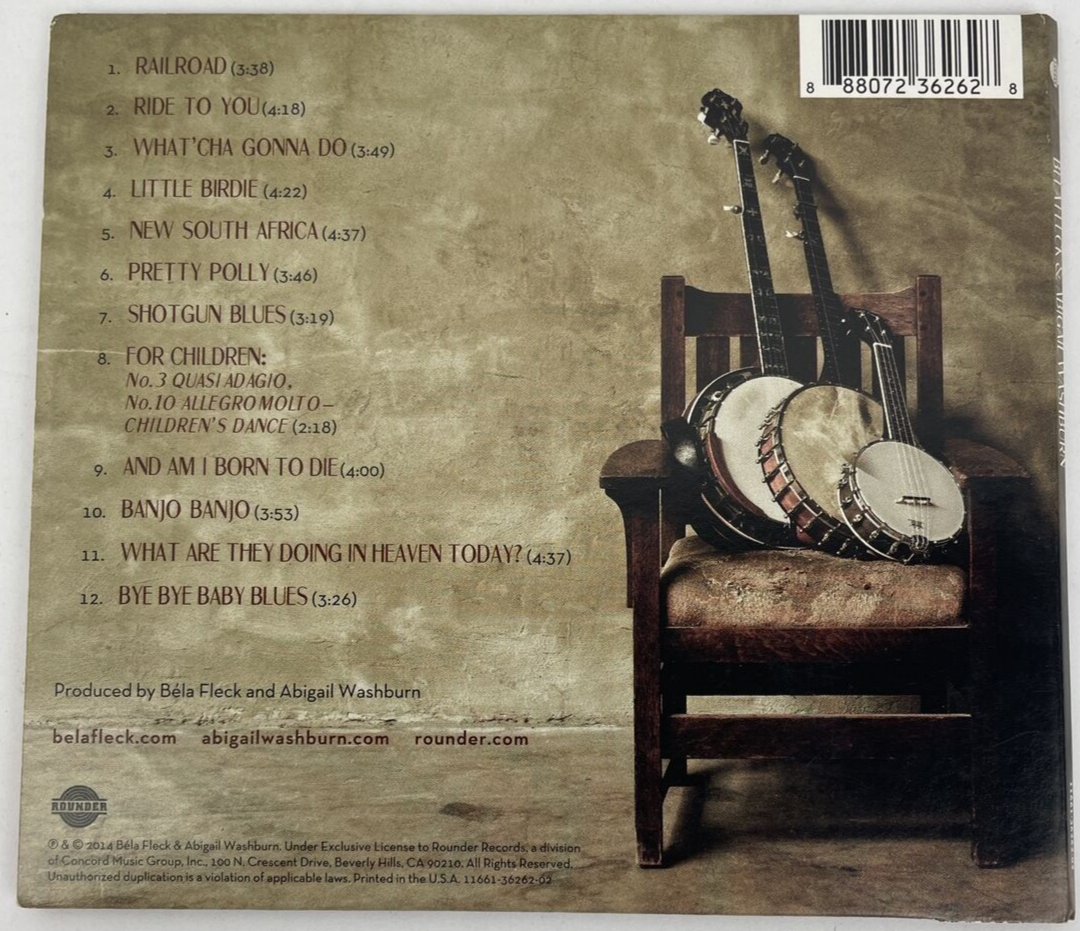 Bela Fleck & Abigail WashburnDigital Audio CD 2014 Rounder Records - DEF