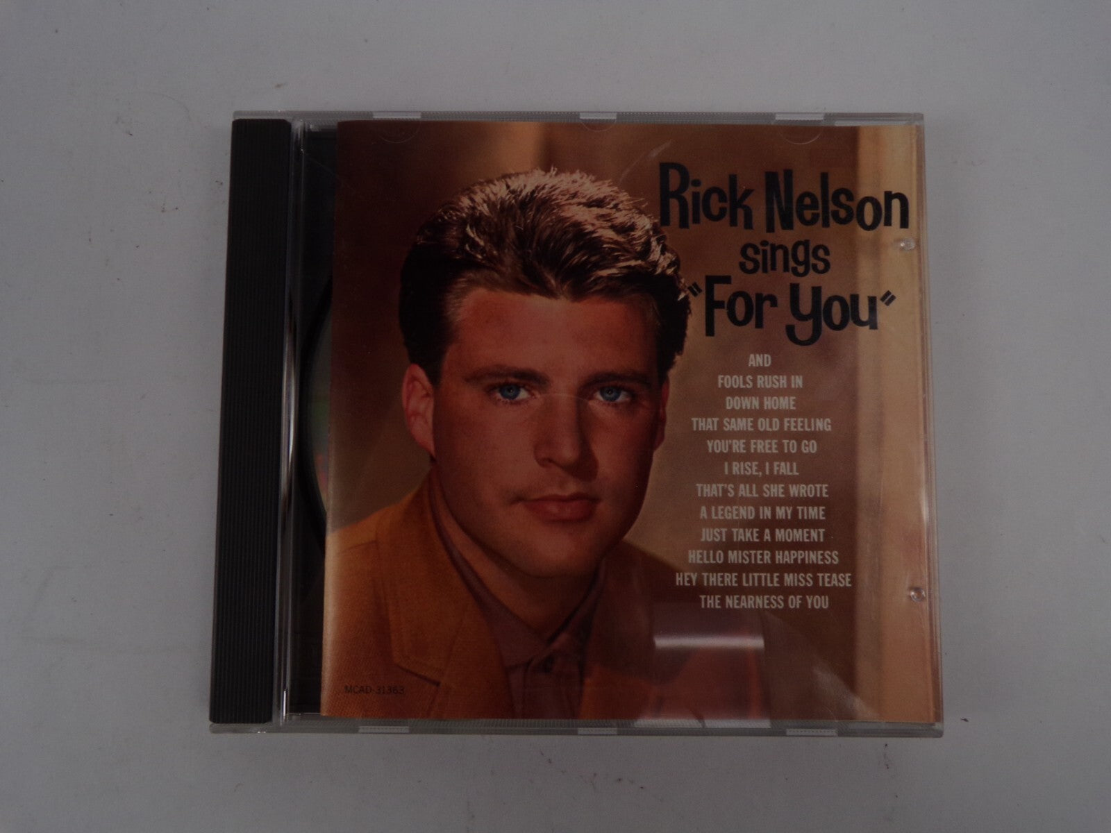 Rick Nelson Sings For You Fools Rush In Down Home I Rise I Fall CD#38
