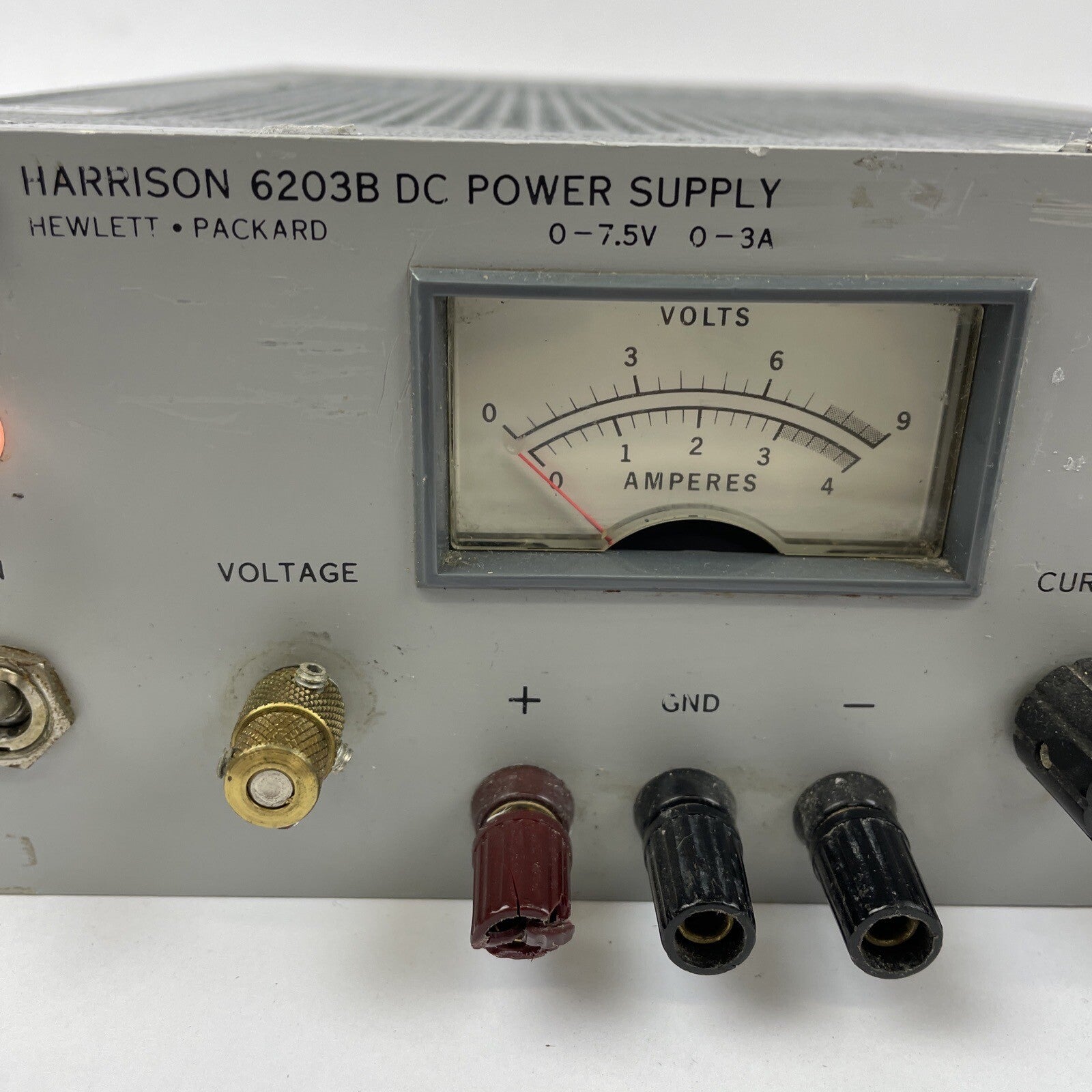 HP Hewlett Packard * Harrison 6203B Power Supply 0-7.5V 0-3A - VINTAGE