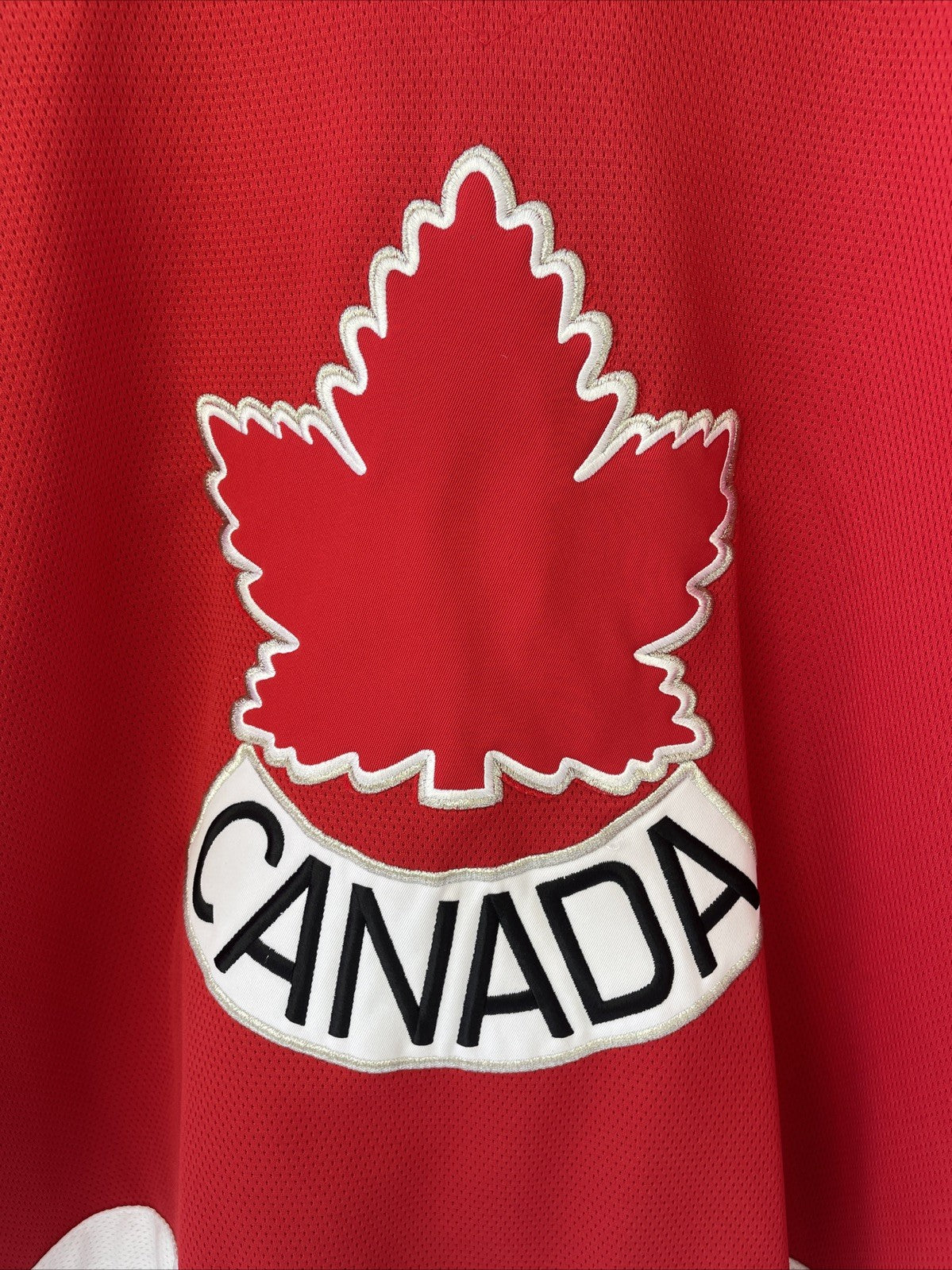 Nike Team Canada Vintage Hockey Jersey Maple Leaf Red White Black Adult Size L
