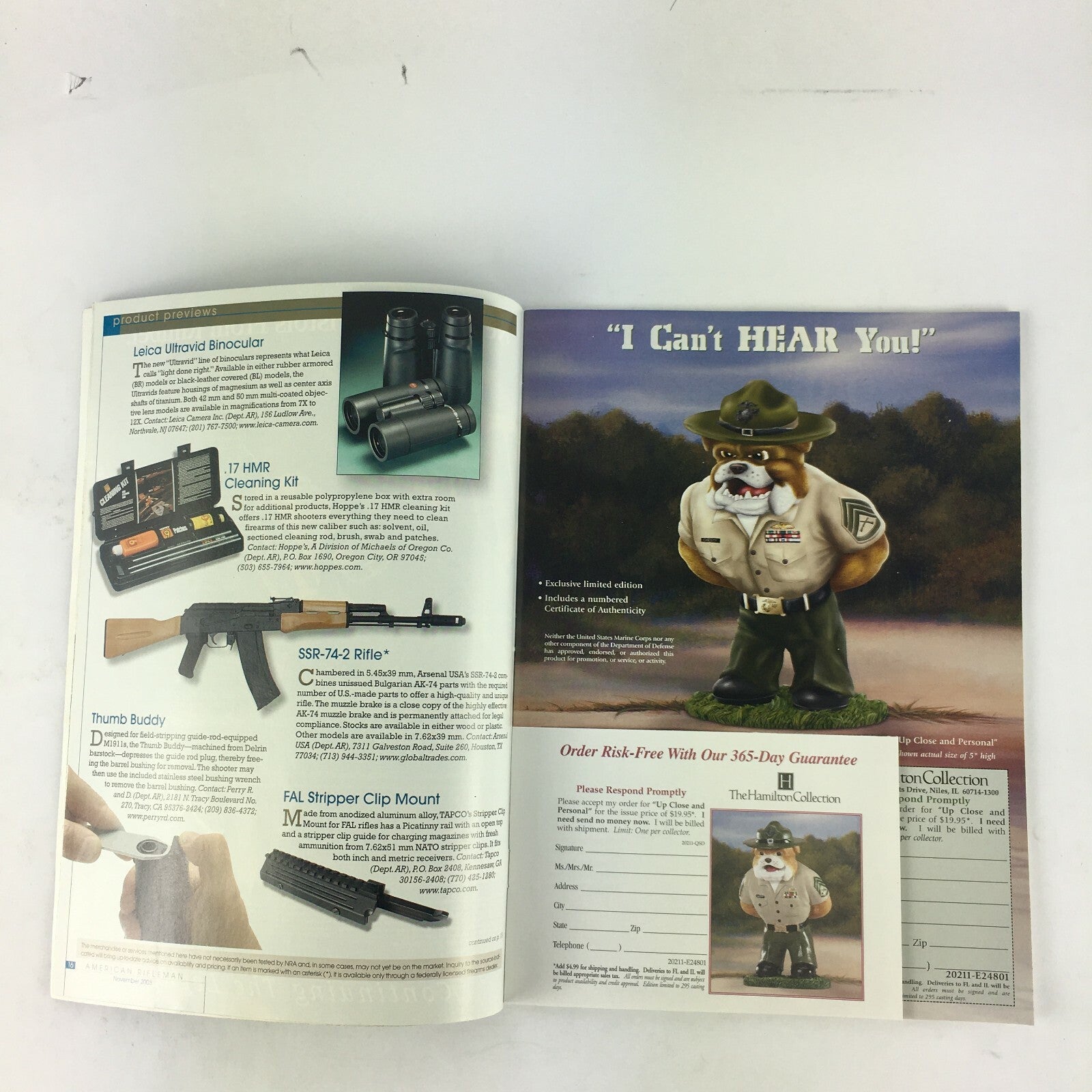 November 2003 American Rifleman Magazine .458 Lott All Business Eye Relief