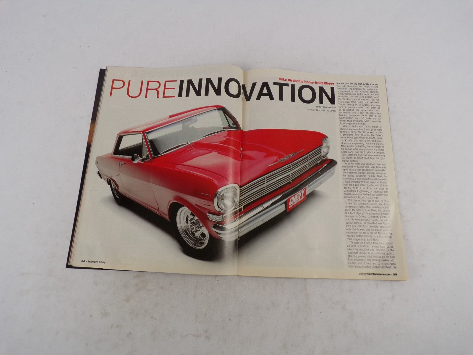 March 2006 Chevy High Performance Paint&Body Boost Your Power: Bolt-On F-Body ST