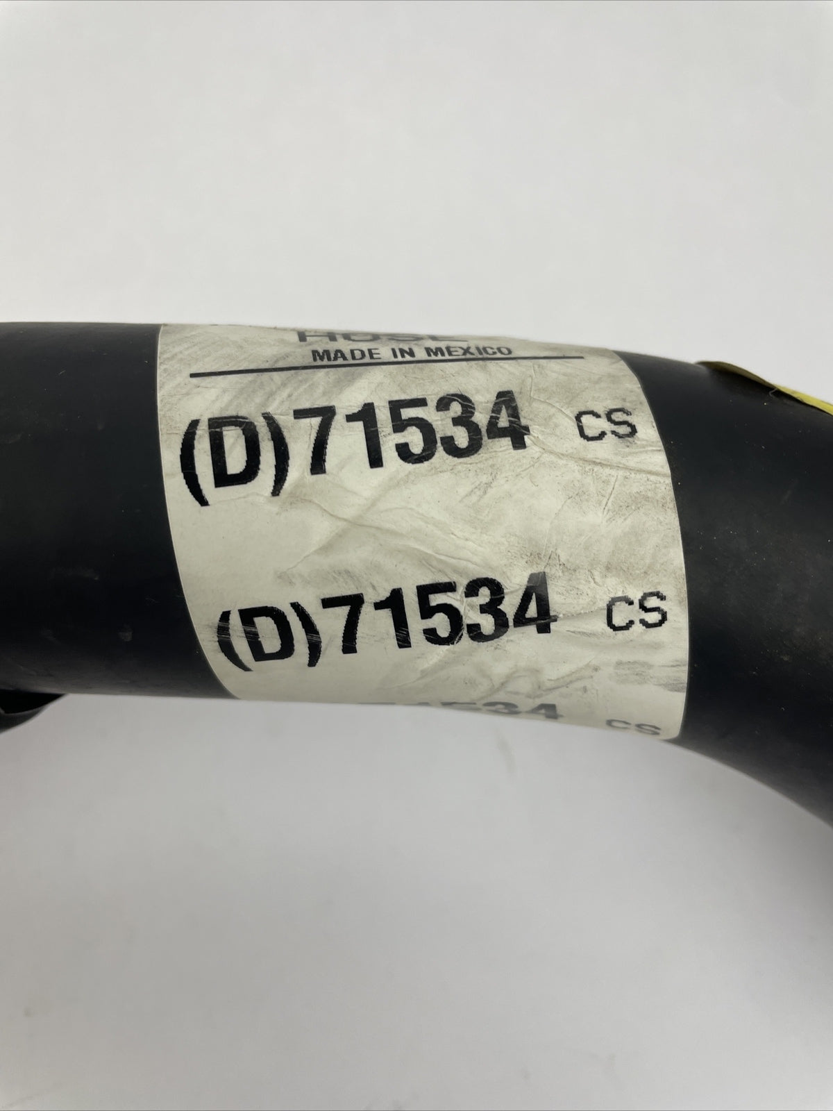 Dayco D71534 curved radiator coolant hose OEM replacement engine cooling system rubber hose