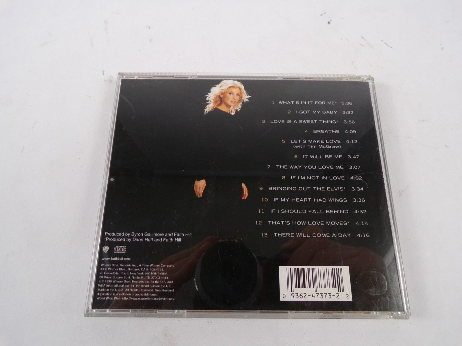 Faith Hill Breathe What's In It For Me I Got My Baby Love Is A Sweet Thing CD#16