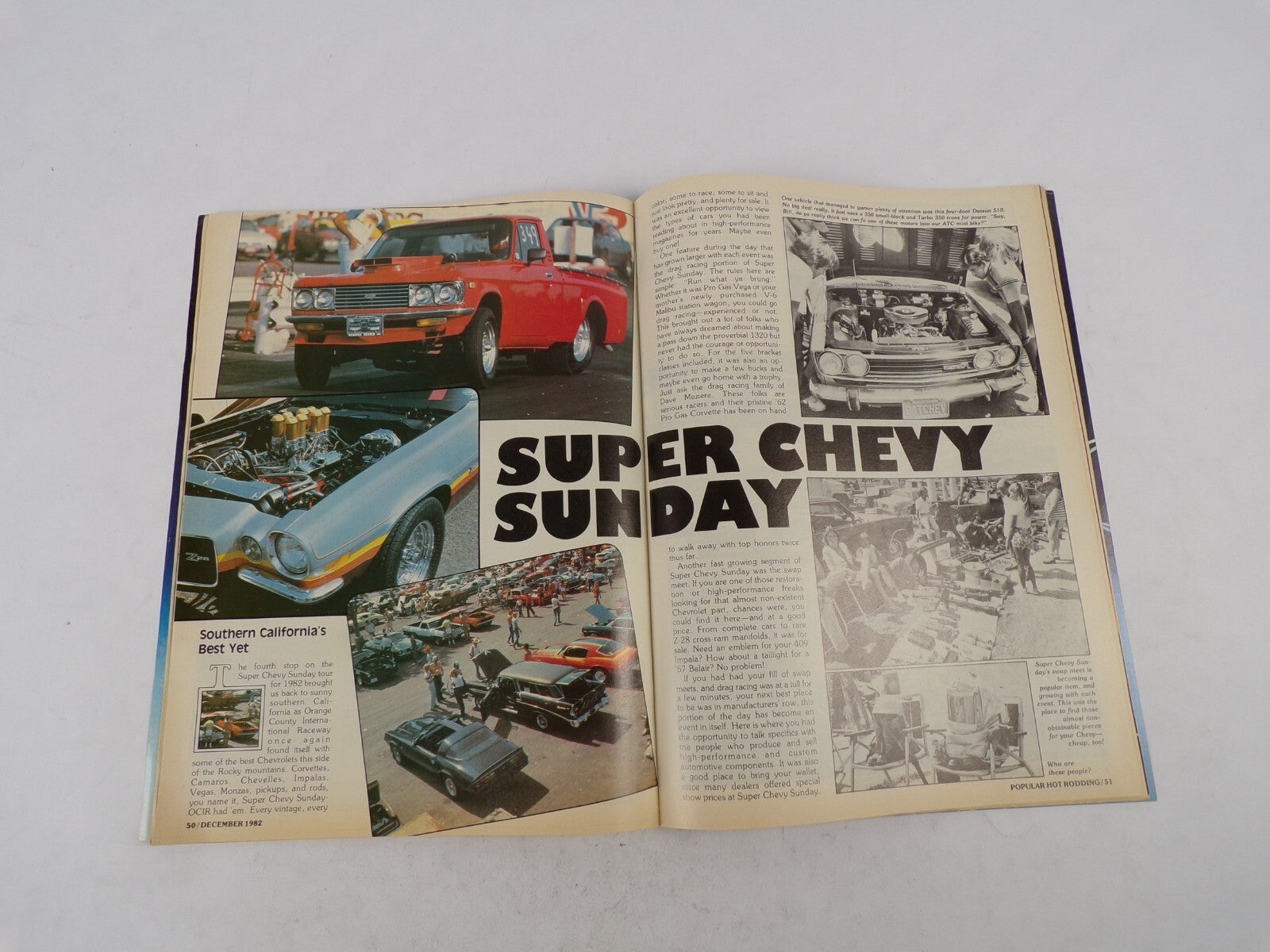 Decemeber 1982 Hot Rod Magazine Inside The New '83 Performance Engines 630-HP