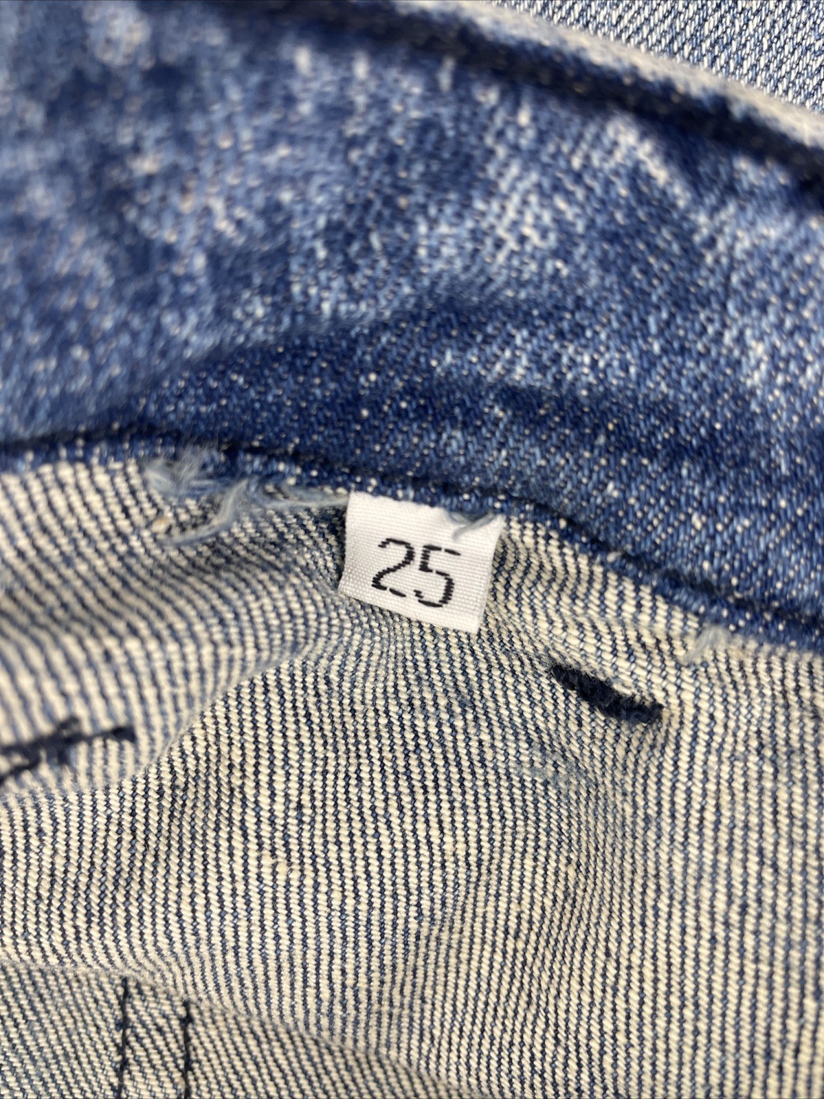 Shagg Denim Los Angeles Y2K Low Rise Bootcut Designer Jeans Sz 25 Light Wash
