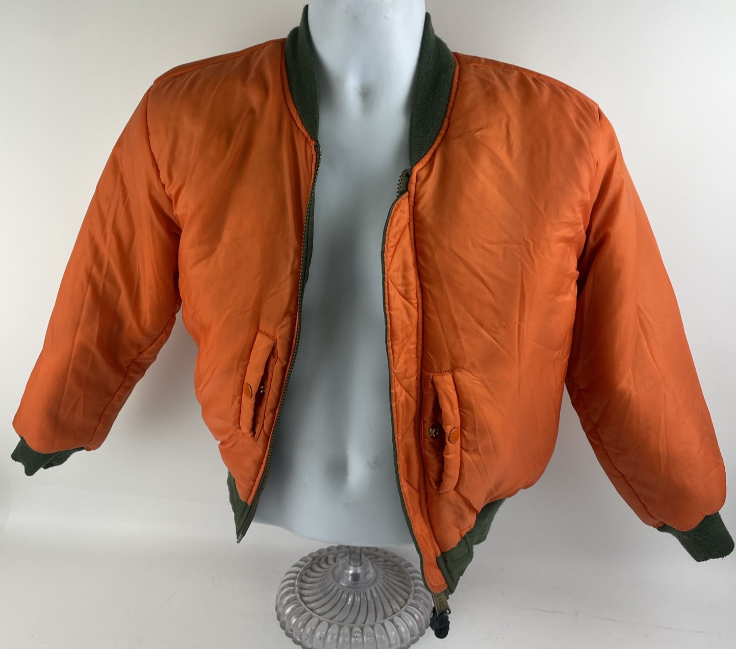 Very Rare Vintage Jacket Flight Bomber MA-1 Alpha Industries Vietnam Size Small