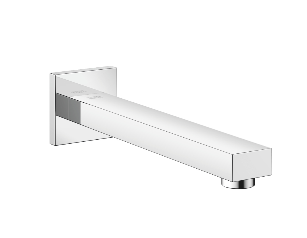 Dornbracht Symetrics polished chrome wall mounted lavatory spout without drain