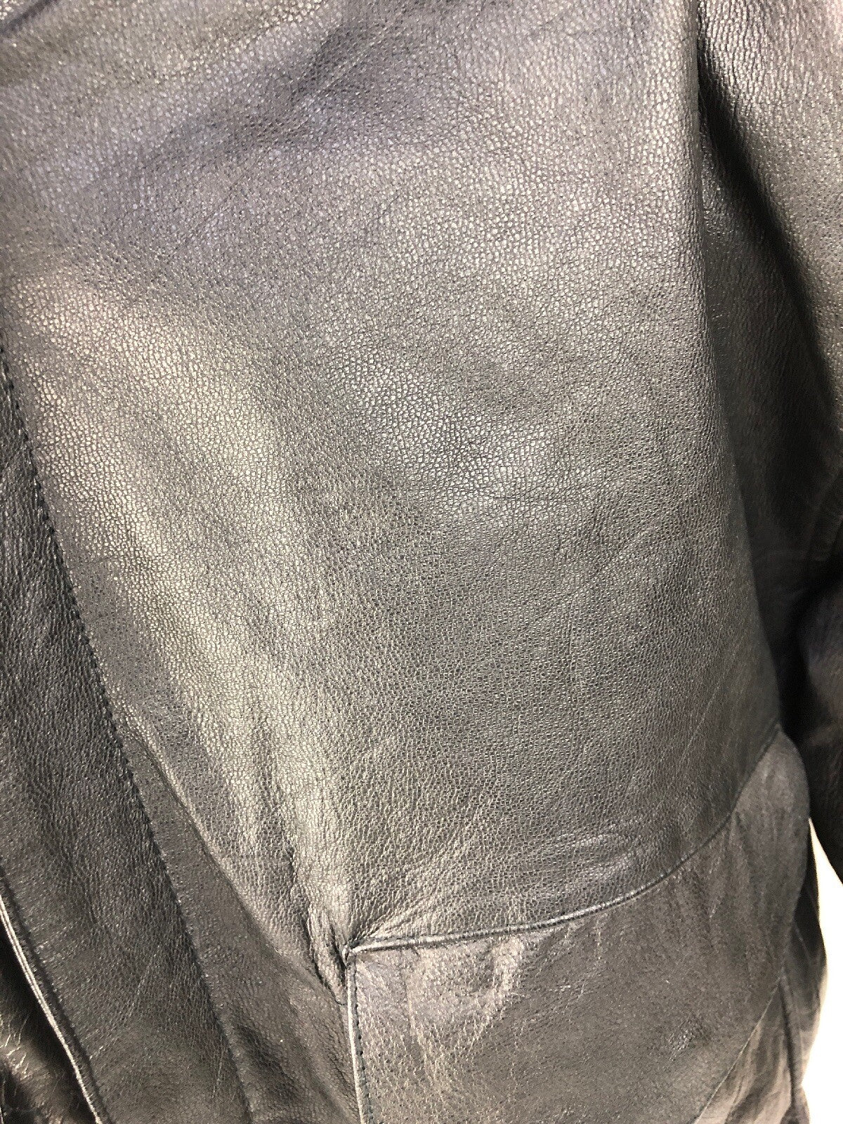 First Manufacturing Thinsulate Leather Motorcycle Jacket Black Medium * Warm *