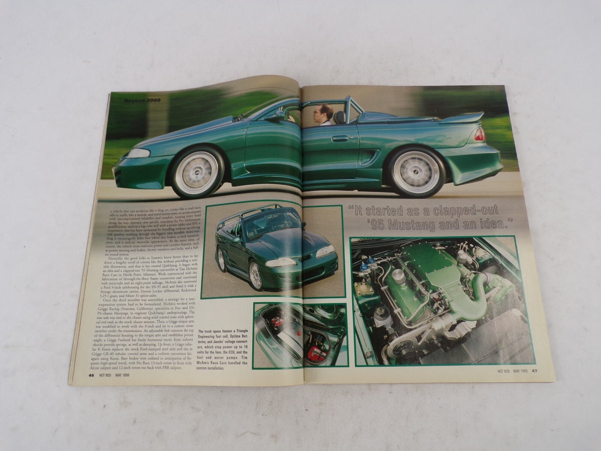 May 1999 Hot Rod Power & Speed Special!! 1,000HP Mustang Roadster 200MPH Top-Spe