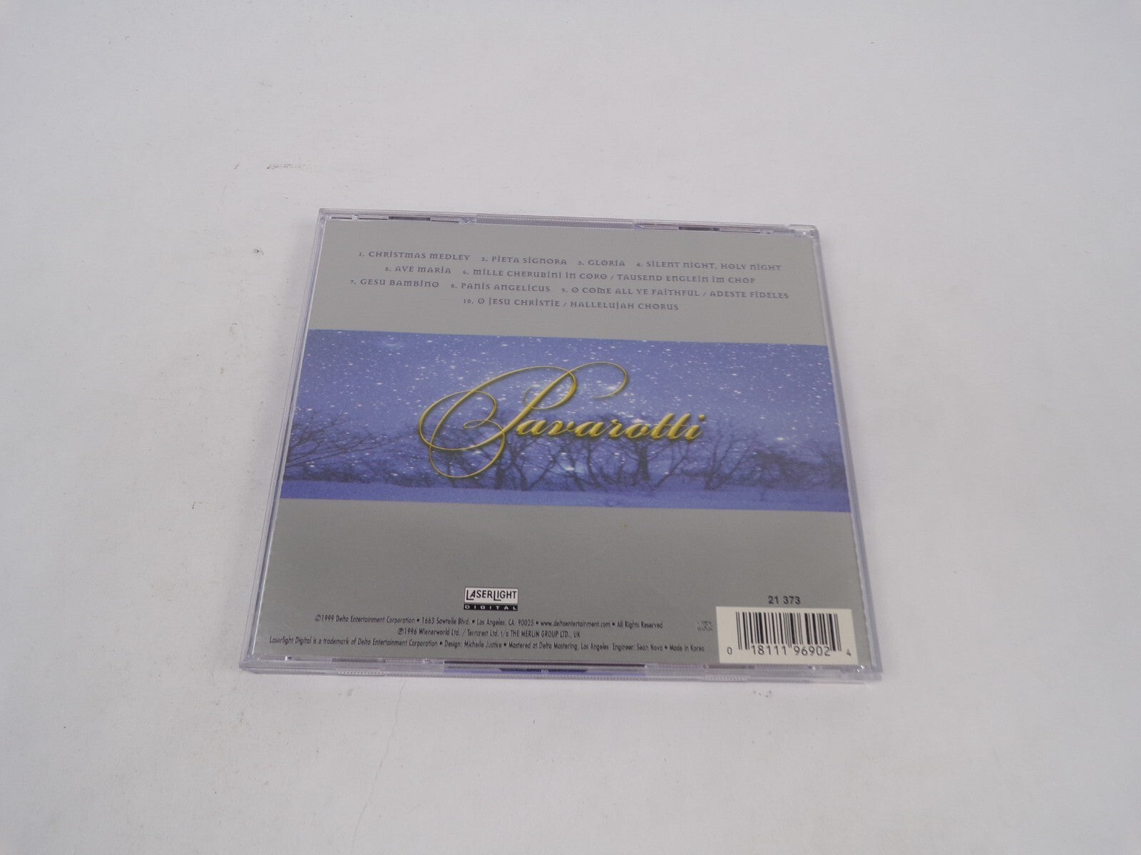 Christmas With Pavarotti Christmas Medley Pieta Signora Gloria Silent NightCD#69