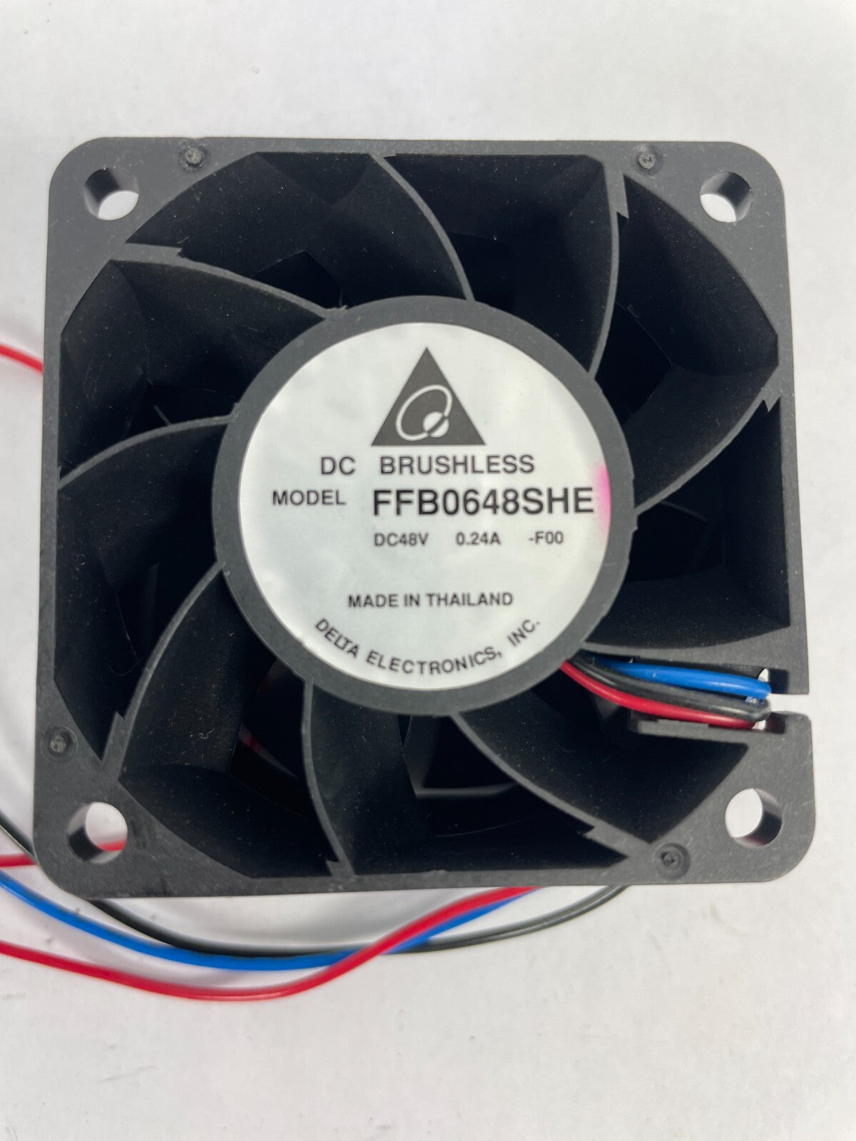 DC Brushless FFB0648SHE Delta Electronics DC12V 2 - Wire CPU Cooling Fan
