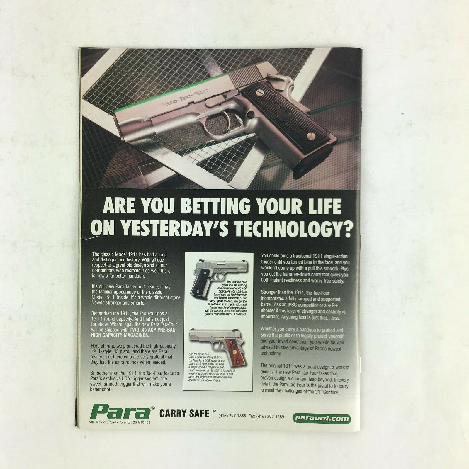 November 2003 Guns&Ammo Magazine Handguns Sizzing .17 Taurus Tracker FAB .40