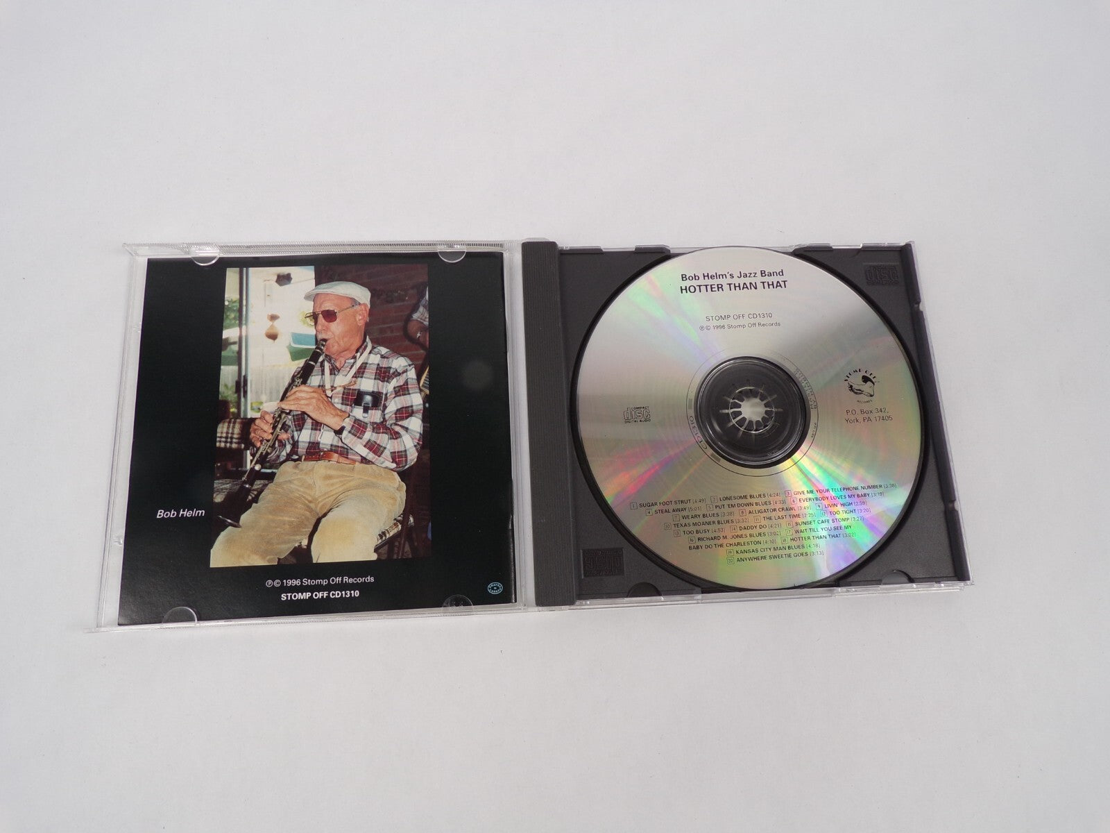 Bob Helms Jazz Band Sugar Foot Strut Lonesome Blues Steal Away Too TightCD#63
