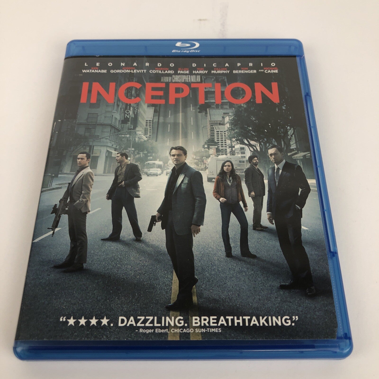 Inception [Blu-ray] Leonardo DiCaprio Ellen Page Tom Hardy - Mint Disc