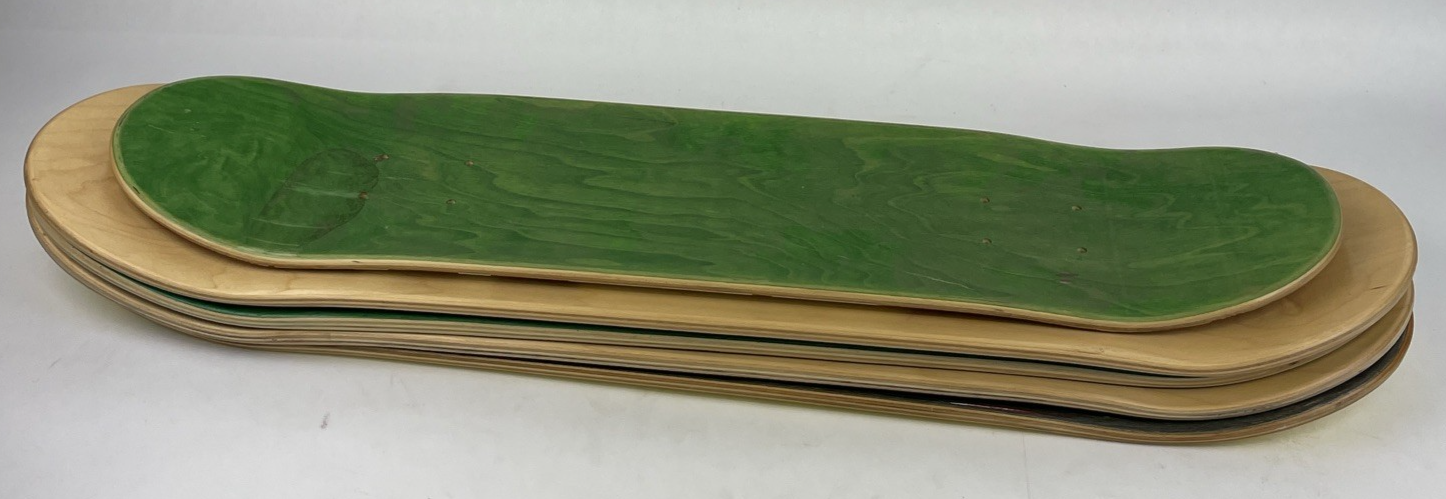 Lot of 5 Graphic Maple Skateboard Decks For Art Project DIY Popsicle - 1 Mini