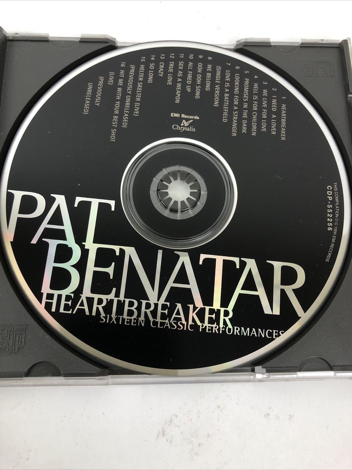 Heartbreaker ~ Pat Benatar ~ Pop ~ Rock ~ CD ~ Used VG