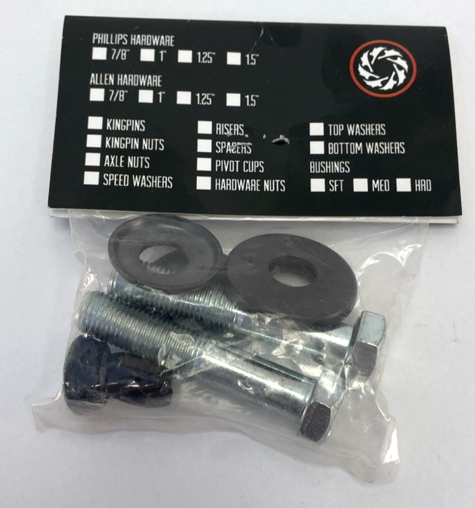 FKD Hardware Skateboard Truck Kingpin / Cup Washer Standard Replacement Kit