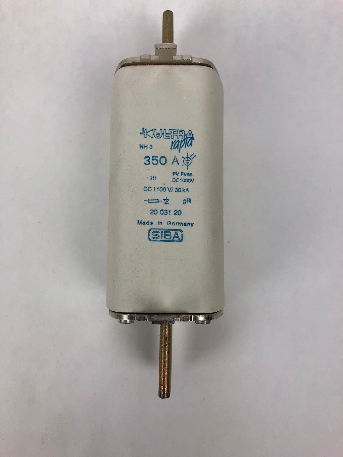 SIBA 350A gR DC 1000V 2003120 . 350 NH3 20 031 20 Fuse Link - Germany * FSTSHP