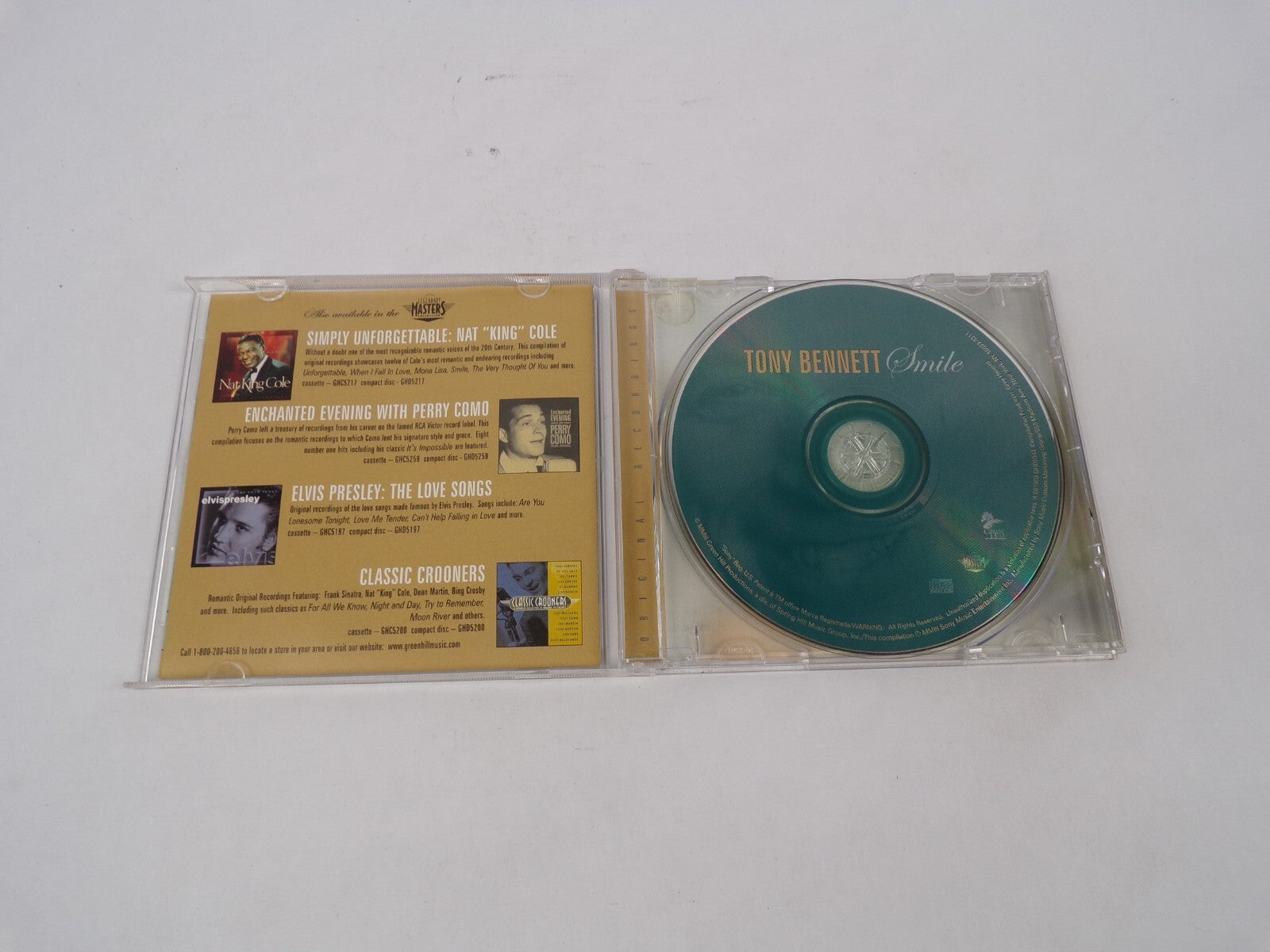 Tony Bennett Smile I left My heart In Sanfrancisco Because Of You Just In CD#67