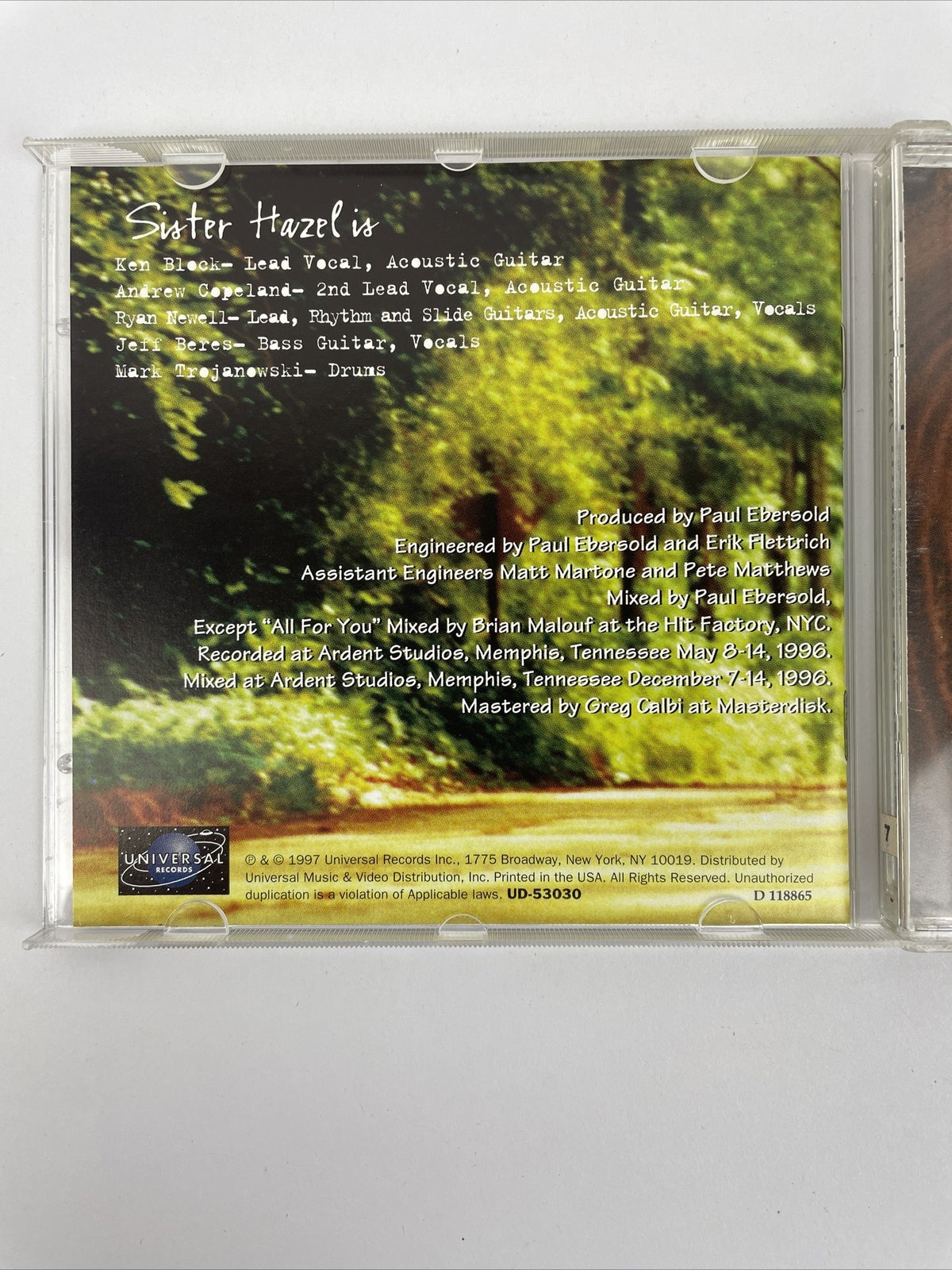 . . . Somewhere More Familiar - Sister Hazel - Digital Audio CD 1997 Capitol   S