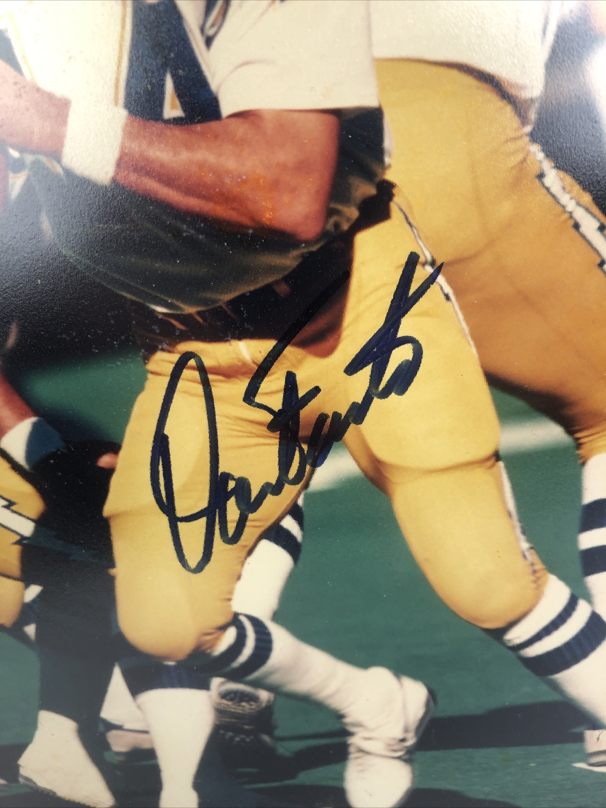 Dan Fouts signed San Diego Chargers 8x10 framed color photo NFL memorabilia