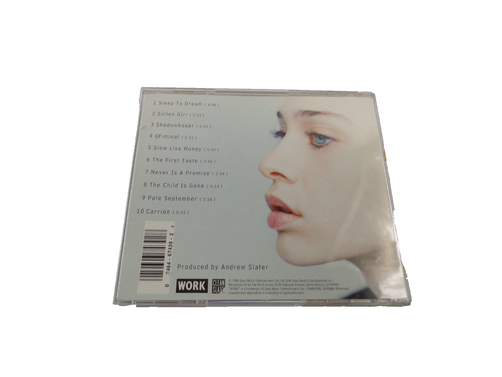 Fiona Apple Tidal Sleep To Dream Sullen Girl Shadowboxer Criminal Carrion #A-B