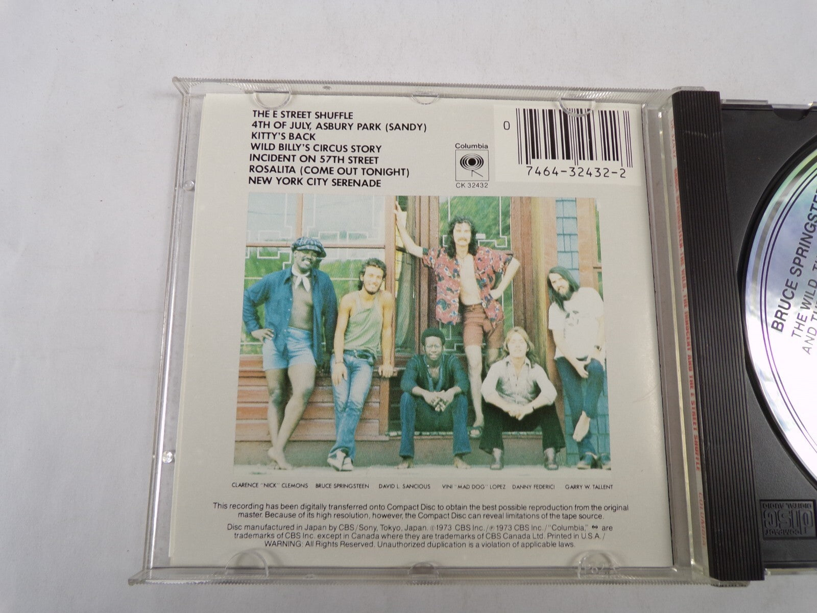 Bruce Springsteen The Wild, The Innocent And The E Street Shuffle CD#56