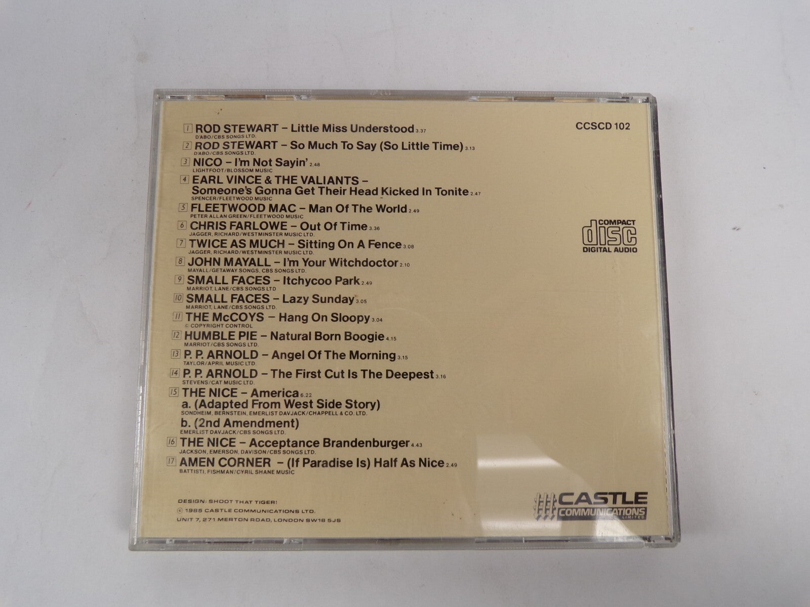 The Immediate Singles Collection Little Miss Understood CD #24