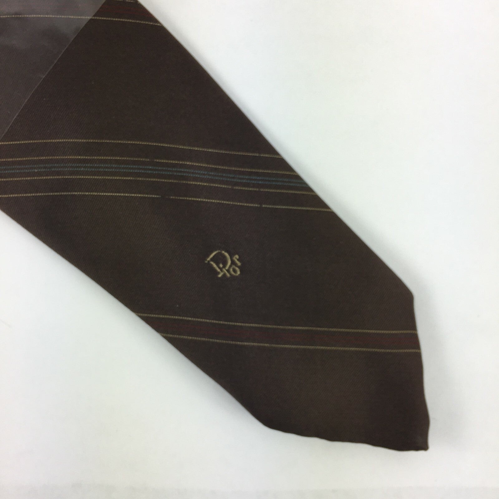 Genuine Christian Dior 100%Silk Handmade Stylish Formal/Casual Tie MultiColoured