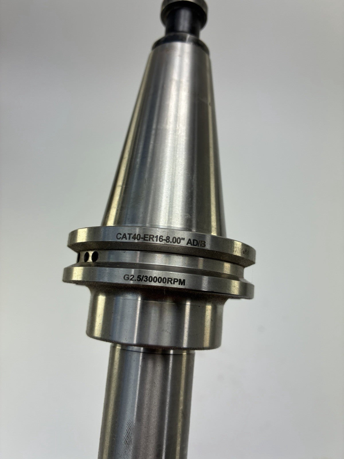 CAT40 ER16 8.00" Extended Collet Chuck Tool Holder G2.5 30000 RPM ADB CNC