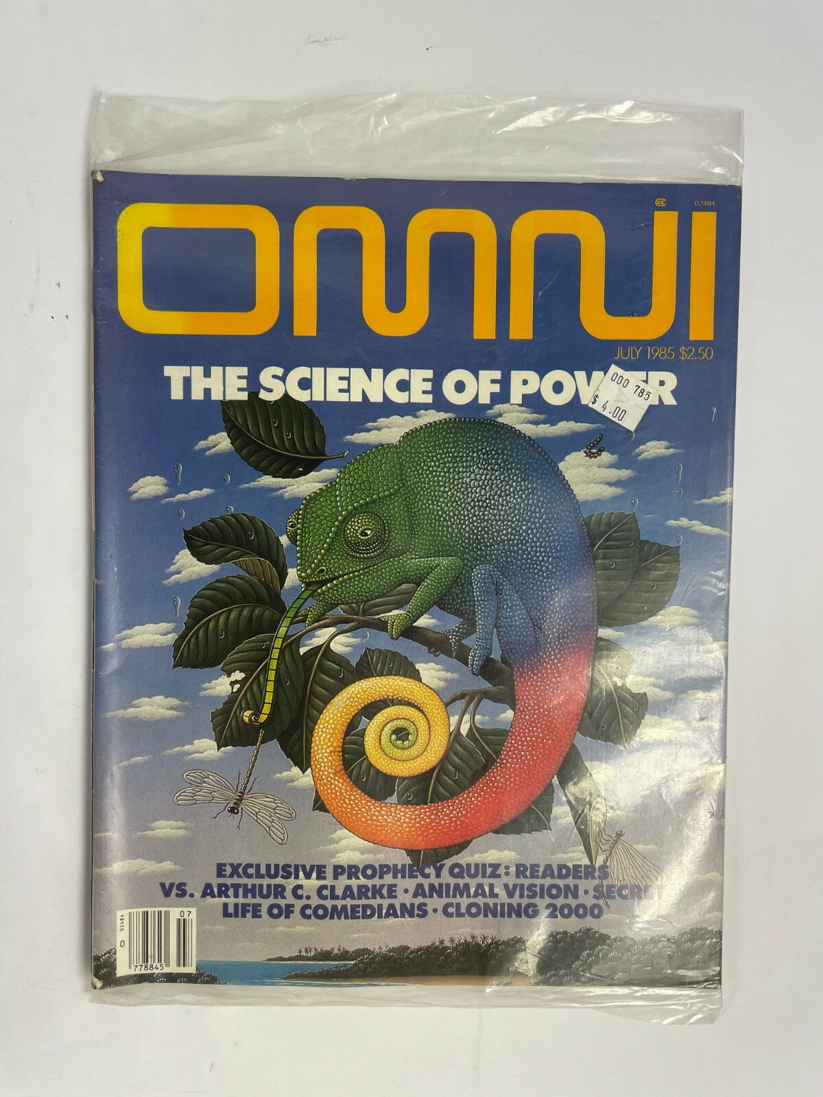 July 1985 Omni Magazine The Science of Power Exclusive Prophecy Quiz Readers 
