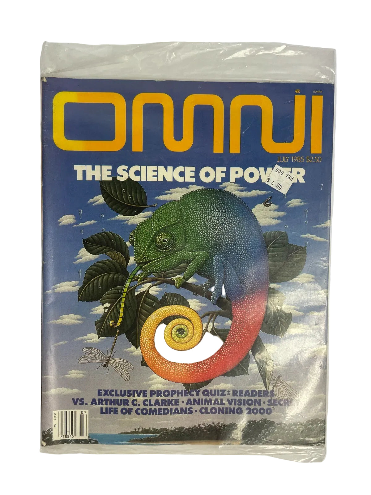 July 1985 Omni Magazine The Science of Power Exclusive Prophecy Quiz Readers 
