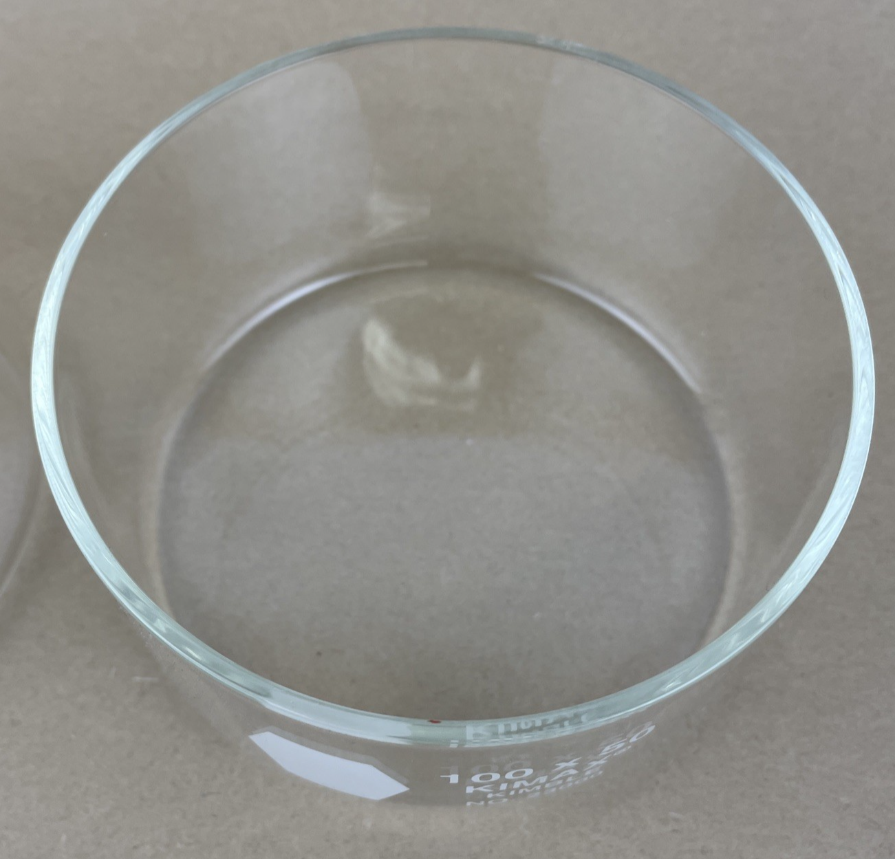 Set of 2 || KIMBLE KIMAX Crystallization Dish, 100 x 50mm, 170mL NO. 2300 10050