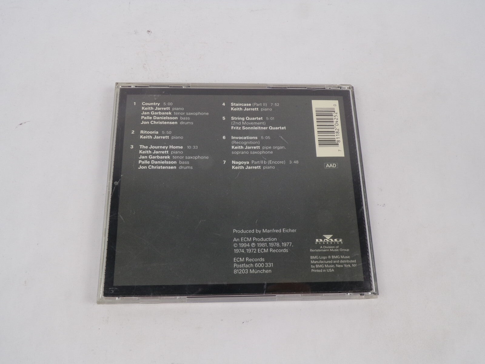 Keith Jarrett Works Slow ECM Country Ritooria The Journey Home Nagoya CD#68