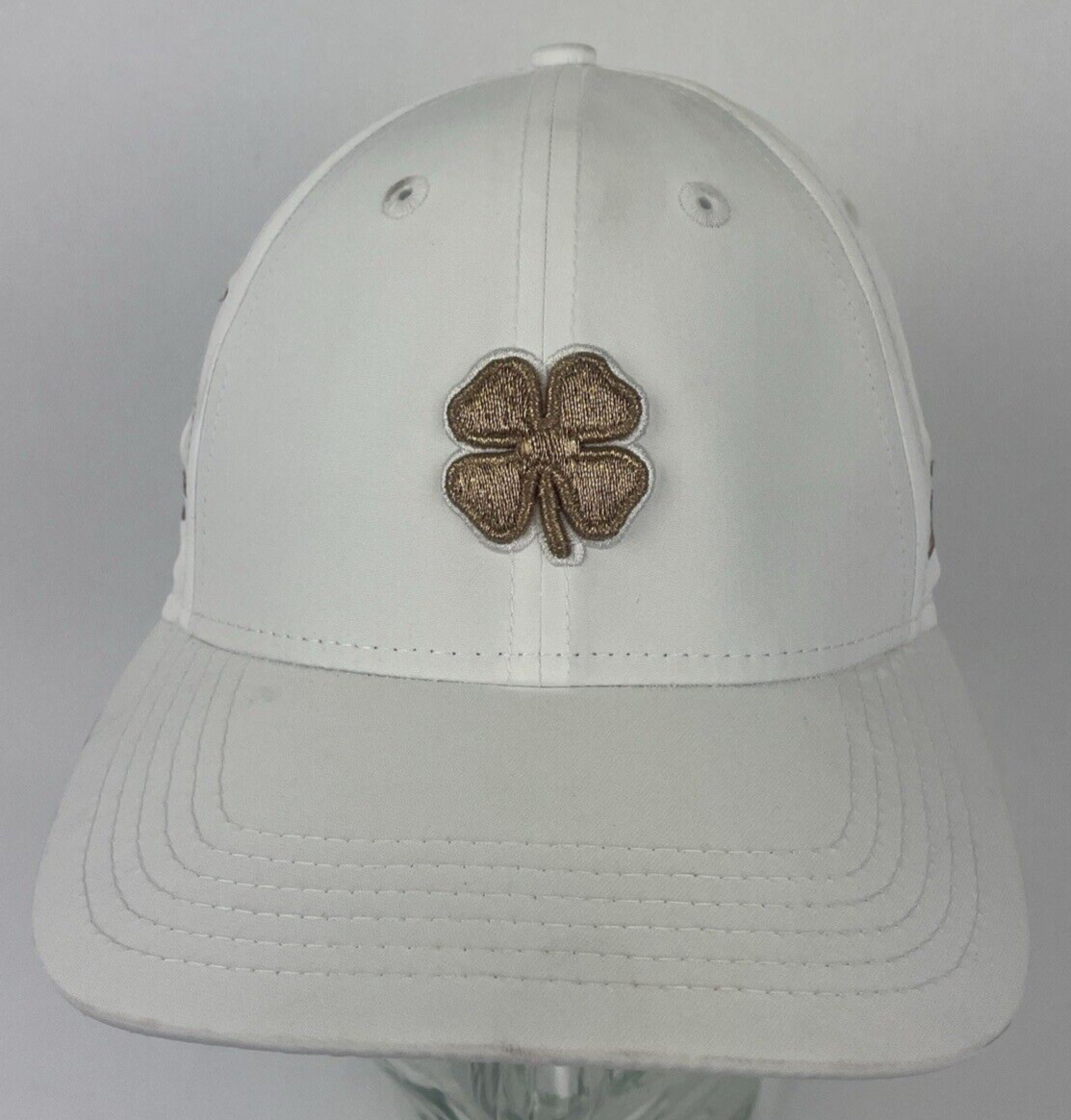 Black Clover PNB Paribus OPEN Live Lucky Womens Adjustable White Golf Hat RARE
