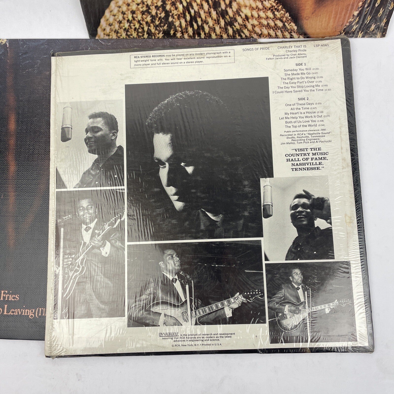 3 x CHARLIE PRIDE LP Record Lot Amazing Pride, Burgers and Fries, Songs of Pride