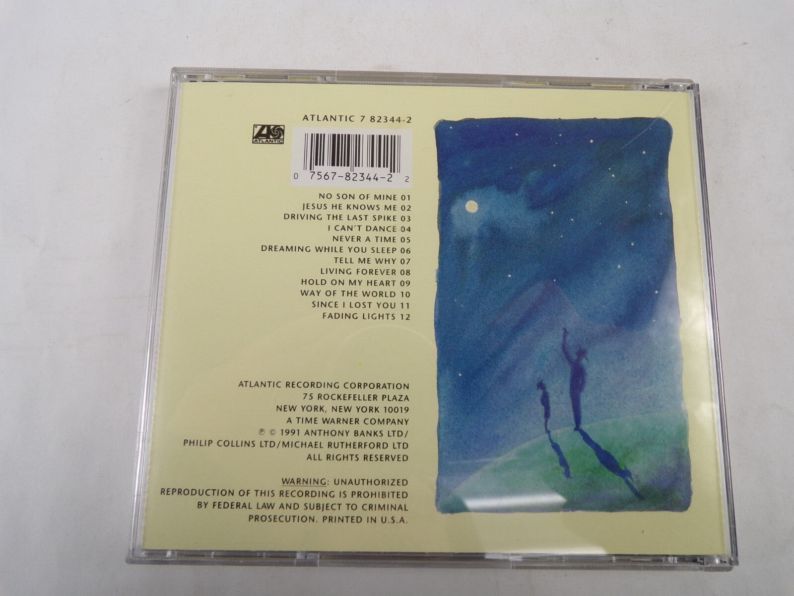 Genesis We Can't Dance No Son Of Mine Jesus He Knows Me I Can't Dance CD#57
